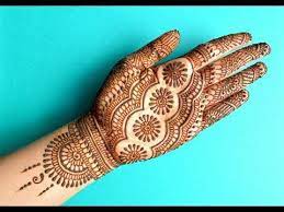 Traditional Indian Mehndi.
