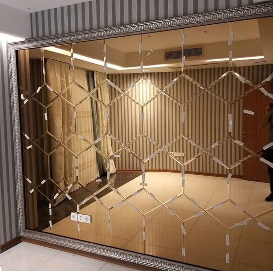 Multicolor Plain 6MM V GROOVE MIRROR, For Decoration